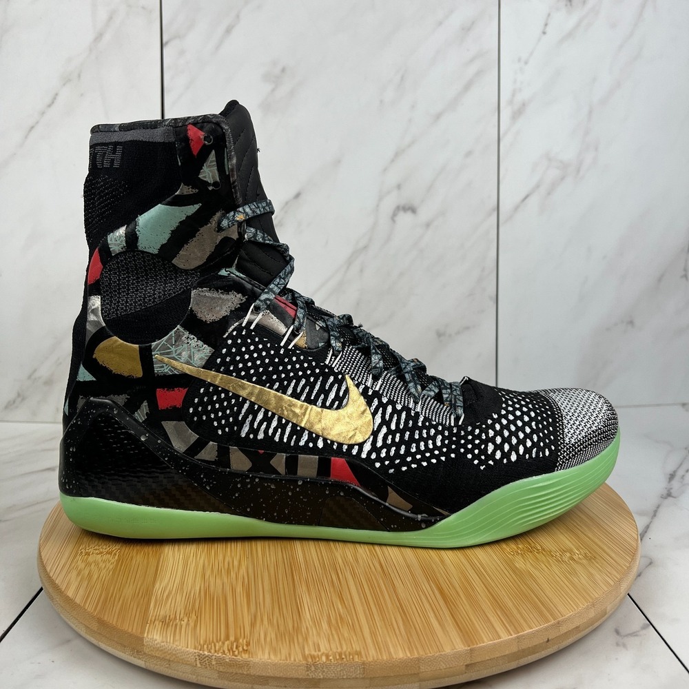 Nike Kobe 9 Elite NOLA Gumbo League Maestro Mens Size 14 Sneakers 630847-002